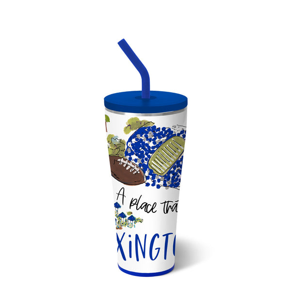 Saturdays in Kentucky 32oz Tumbler with Straw - Sew Cute By Katie