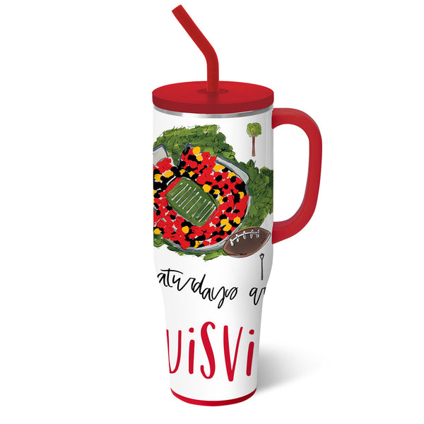 Saturdays in Louisville Mega Mug Swig - Sew Cute By Katie