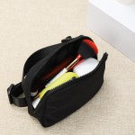 Cross Body Nylon Belt Bag - black - Sew Cute By Katie