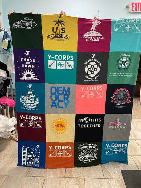 T-Shirt Quilt 20 shirts - Sew Cute By Katie