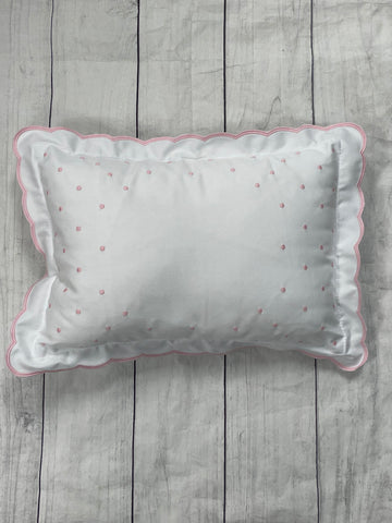 Baby Keepsake Pillow Pink trim
