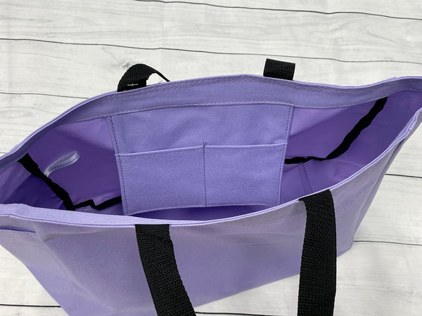 Control Freak Essential Tote -  Lavender - Sew Cute By Katie