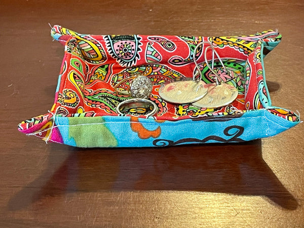 Fabric Tray  - FREE class via Zoom - Sew Cute By Katie