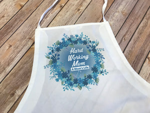 Print your logo on an apron with sublimation.