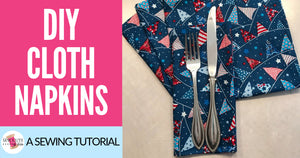 How to Sew Cloth Napkins