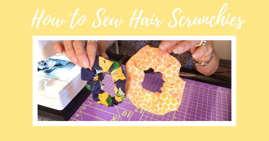 How to Sew Hair Scrunchies