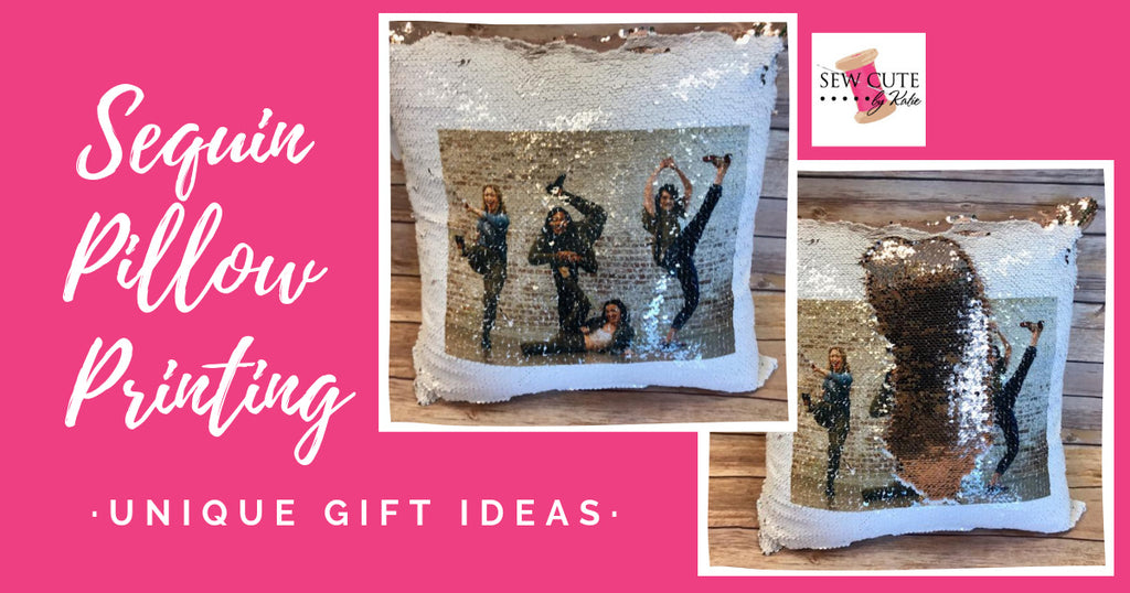 Sequin Pillow Printing with Sublimation