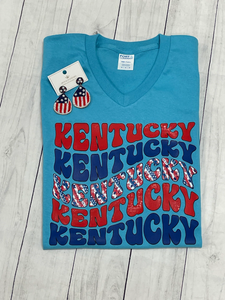 Patriotic Kentucky Tee