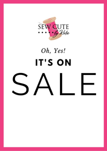 Items on Sale at Sew Cute by Katie