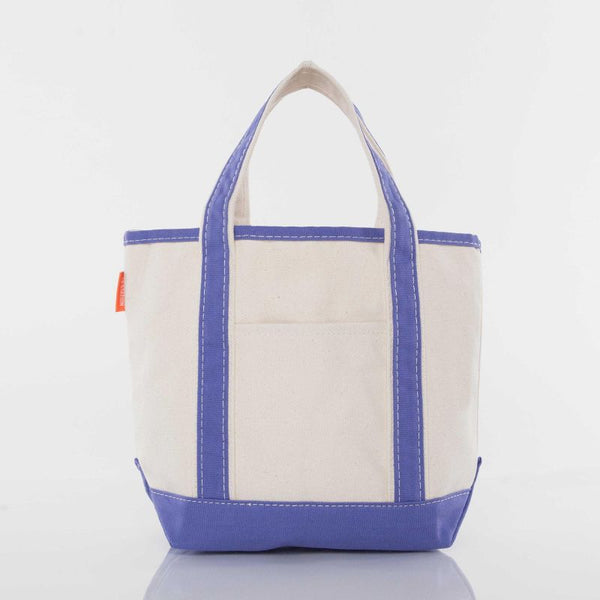 Open Top Tote - Periwinkle - Sew Cute By Katie