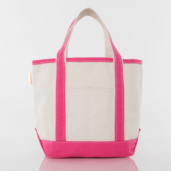 Open Top Tote - Pink - Sew Cute By Katie