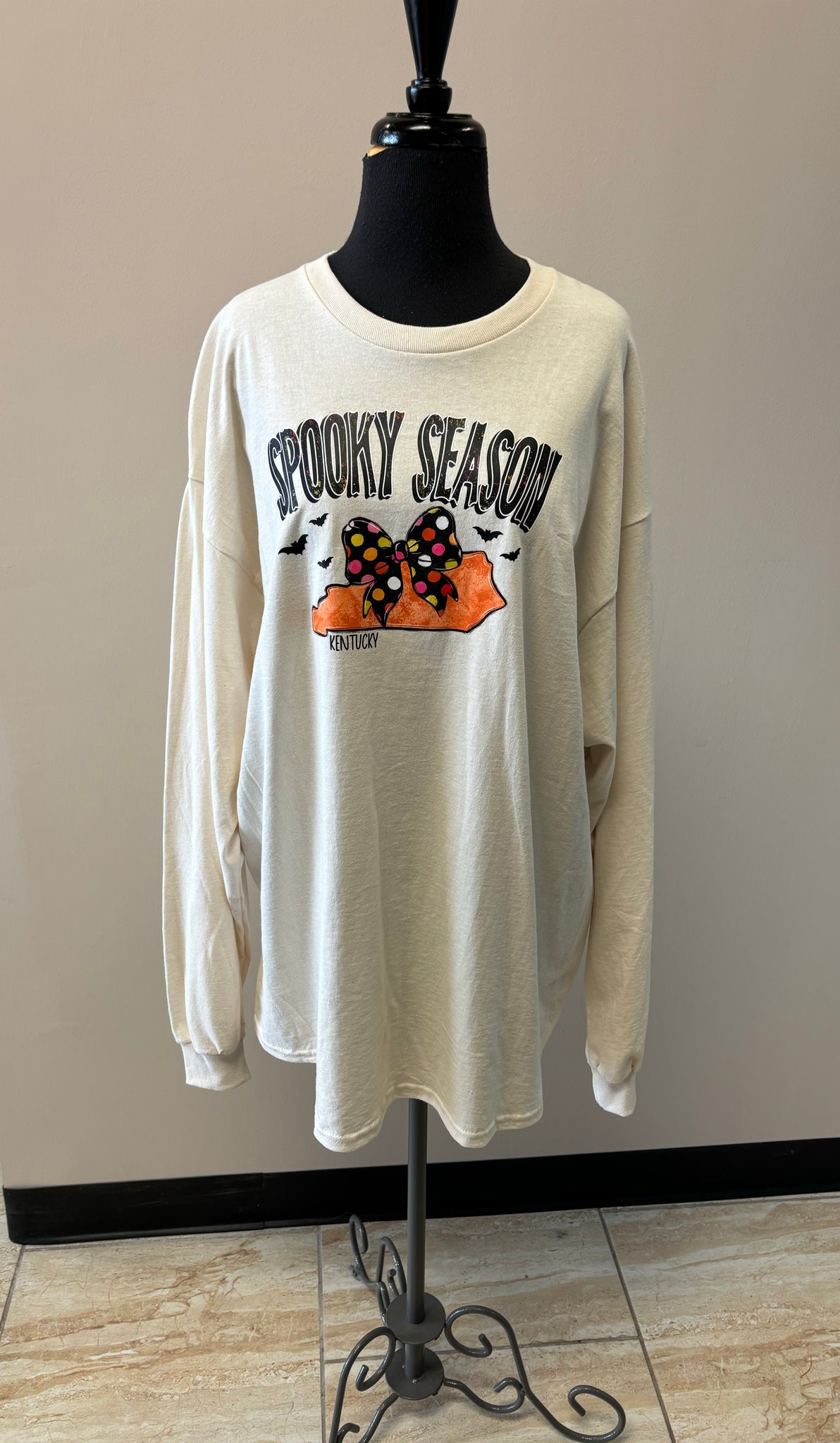 Long Sleeve Spooky Season Kentucky Halloween Shirt