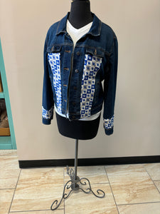 Upcycled Kentucky Denim Jacket