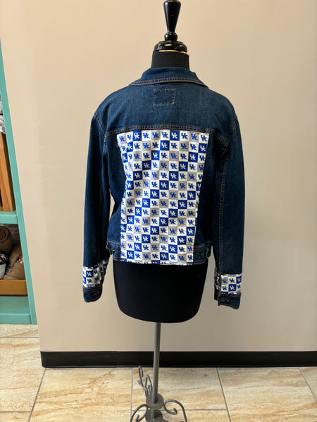 Upcycled Kentucky Denim Jacket