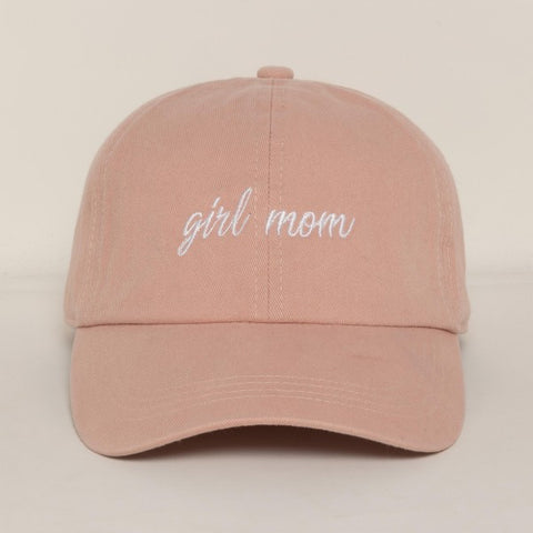 Girl Mom Baseball Hat - Sew Cute By Katie