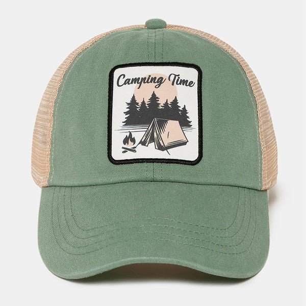 Camping Time Baseball hat