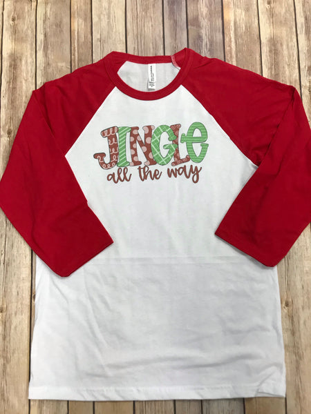 Jingle Christmas Shirt - Sew Cute By Katie