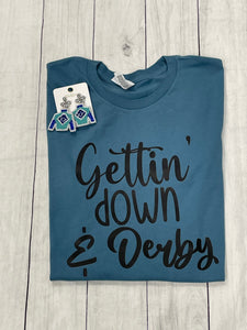 Derby T-shirt- Gettin' Down & Derby