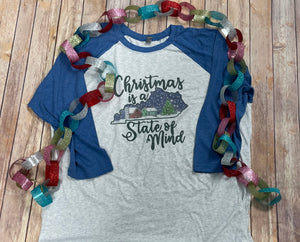 Christmas is a state of mind Christmas Shirt - Sew Cute By Katie
