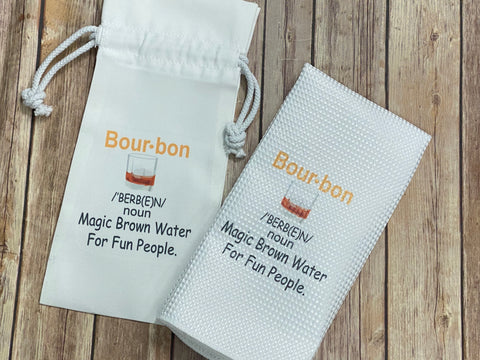 Bourbon Handtowel and Bottle Bag Gift Set - Sew Cute By Katie