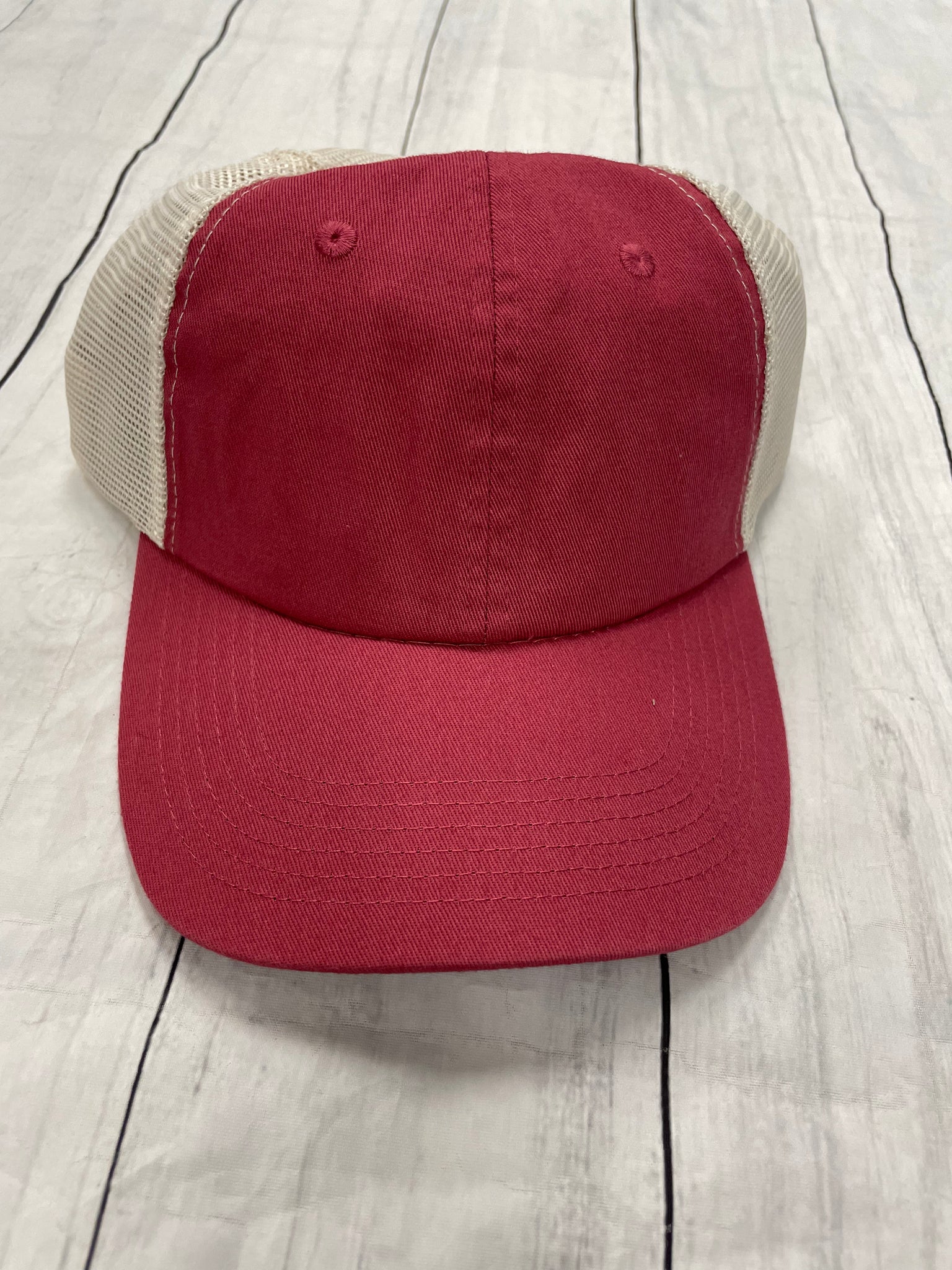 Trucker style Baseball Hat - Red