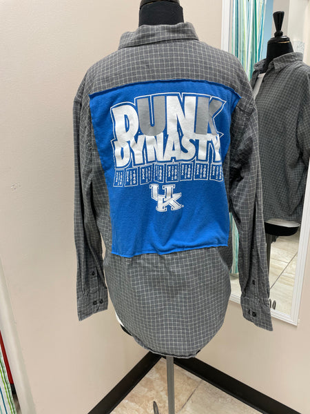 Upcycled Flannel - Kentucky  Dunk Dynasty