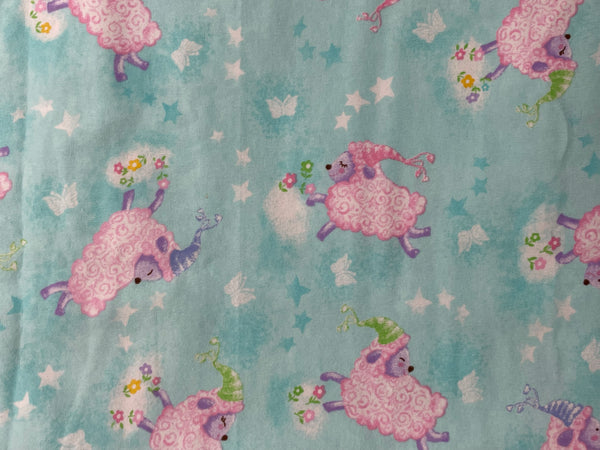 Pillowcase Kit - flannel sheep - Sew Cute By Katie