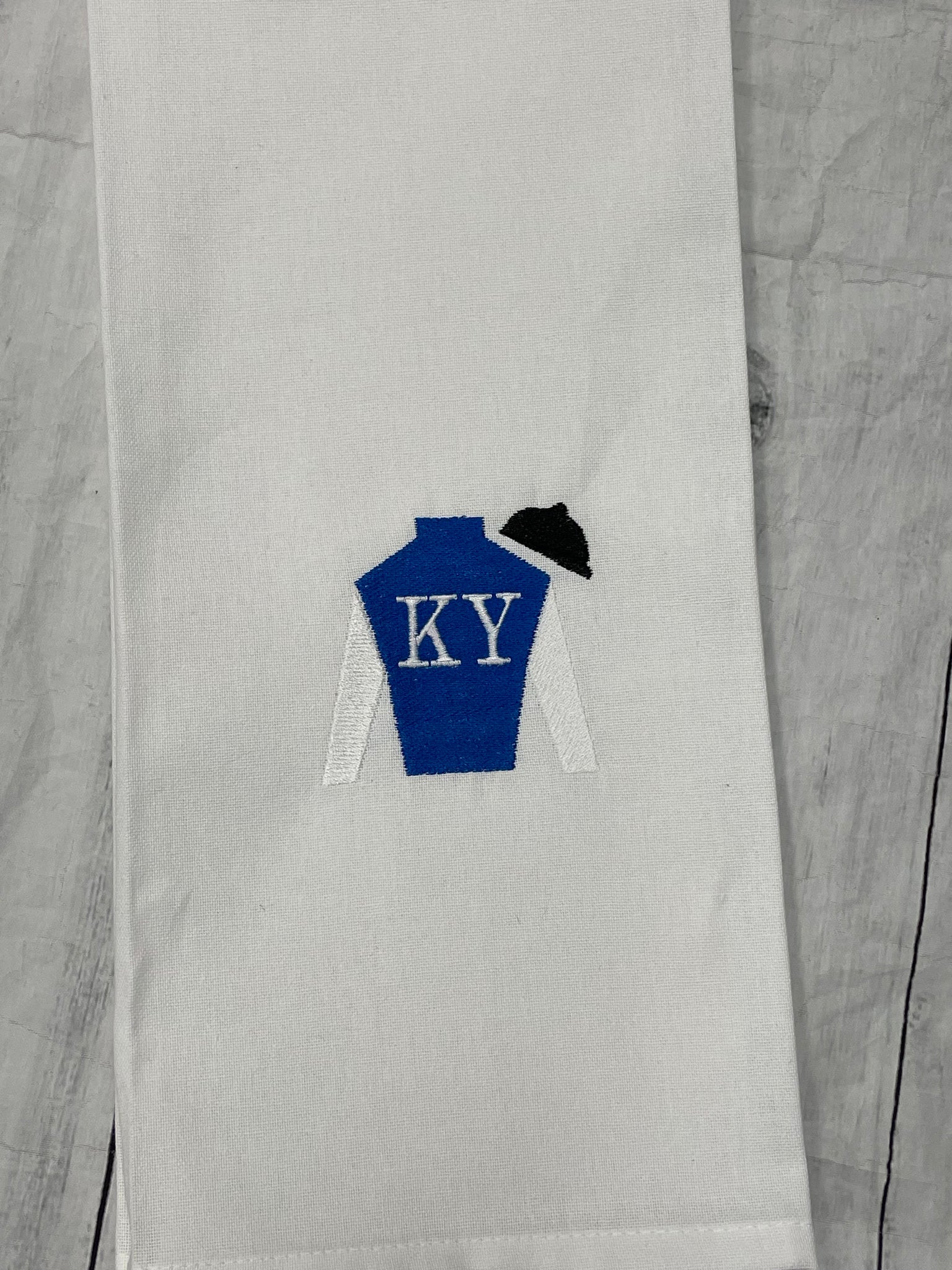 Jockey Silk Hand Towel - Royal Kentucky Derby Jockey Silks