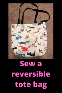 Tote Bag Sewing Video Tutorial - Sew Cute By Katie