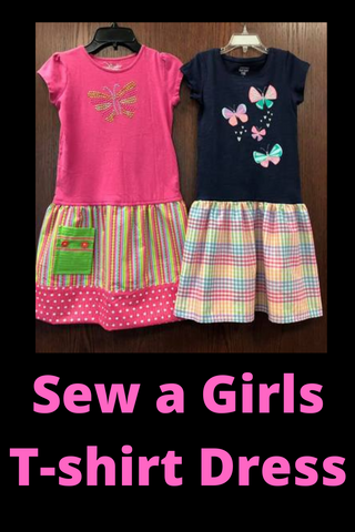 T-shirt Dress Sewing Tutorial - Sew Cute By Katie